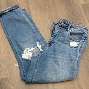 American Eagle Outfitters High Rise Light Blue Jeans